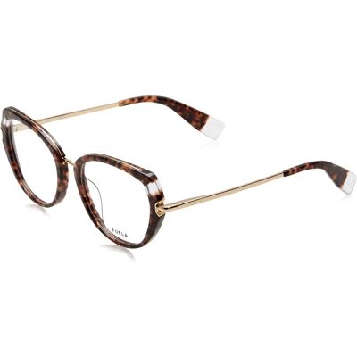 Furla VFU500V Havana Eyeglasses - Eyewear Furla VFU500V Havana Eyeglasses - Eyewear