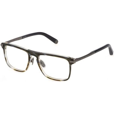 Philipp Plein VPP019M Marron - Monture de lunettes - Publicité Philipp Plein VPP019M Marron - Monture de lunettes - Publicité