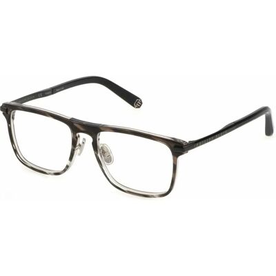 Philipp Plein VPP019M Monture de lunettes unisexe grise - Monture de lunettes - Publicité Philipp Plein VPP019M Monture de lunettes unisexe grise - Monture de lunettes - Publicité