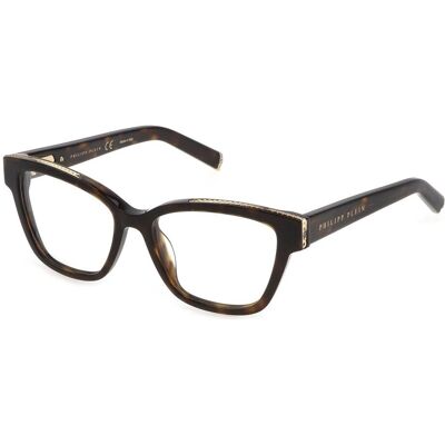 Monture de lunettes Philipp Plein VPP034S 53/17/140 Marron - Femmes - Publicité Monture de lunettes Philipp Plein VPP034S 53/17/140 Marron - Femmes - Publicité
