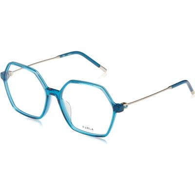 Furla VFU636 - Transparent Azure Eyewear Frames - Woman Furla VFU636 - Transparent Azure Eyewear Frames - Woman