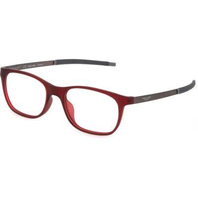 Police VPLF86-520D41 Red Unisex Eyewear Frame - Eyewear Frames Police VPLF86-520D41 Red Unisex Eyewear Frame - Eyewear Frames