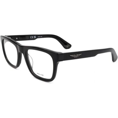 Police VPLE37C 0700 Schwarze Brillenfassung - Eyewear Frames Police VPLE37C 0700 Schwarze Brillenfassung - Eyewear Frames
