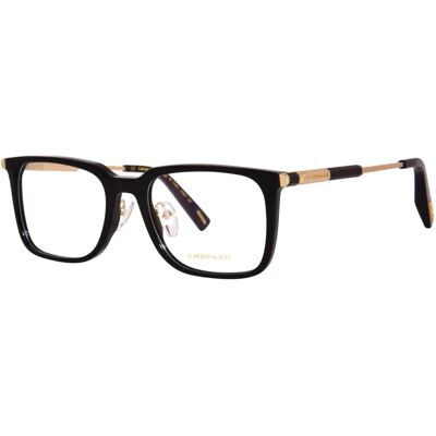 Chopard VCH344 0700 Gafas de acetato cuadradas negras para hombre - Montura de gafas Chopard VCH344 0700 Gafas de acetato cuadradas negras para hombre - Montura de gafas