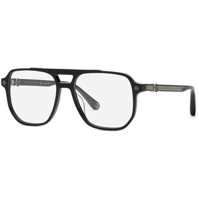 Philipp Plein VPP084M Schwarze Quadratische Brillenfassung Philipp Plein VPP084M Schwarze Quadratische Brillenfassung