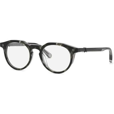 Philipp Plein VPP060V Gris Melange/Crystallo - Monture de lunettes - Publicité Philipp Plein VPP060V Gris Melange/Crystallo - Monture de lunettes - Publicité