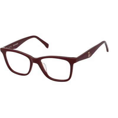 Zadig & Voltaire VZV350 09FH Bordeaux Pieno Lucido Montures - Montures Zadig & Voltaire VZV350 09FH Bordeaux Pieno Lucido Montures - Montures