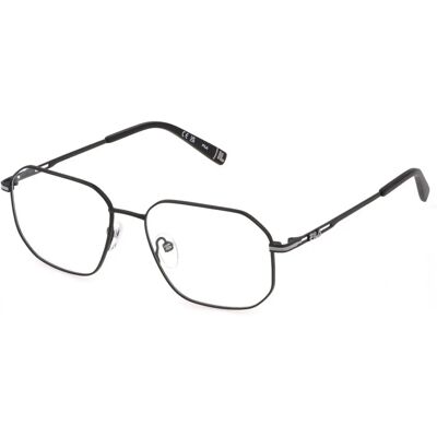 Lunettes pour homme Fila VFI440 - Noir semi-mat avec parties colorées Lunettes pour homme Fila VFI440 - Noir semi-mat avec parties colorées