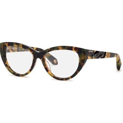 Roberto Cavalli VRC024M Havana Cat Eye Glasses - Eyeglasses Roberto Cavalli VRC024M Havana Cat Eye Glasses - Eyeglasses