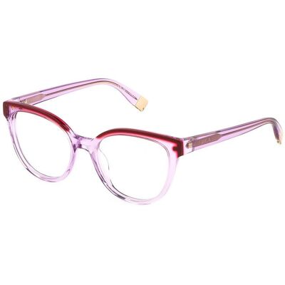 Furla VFU681 Lilac Plastic Eyewear Frames - Spectacle Frame Furla VFU681 Lilac Plastic Eyewear Frames - Spectacle Frame