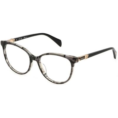 Blumarine VBM825S 0GL8 Monture de lunettes Grise - Eyewear Frames - Publicité Blumarine VBM825S 0GL8 Monture de lunettes Grise - Eyewear Frames - Publicité
