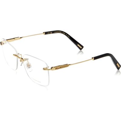 Chopard Men VCHG58 Square Gold Glasses - Eyeglasses Chopard Men VCHG58 Square Gold Glasses - Eyeglasses
