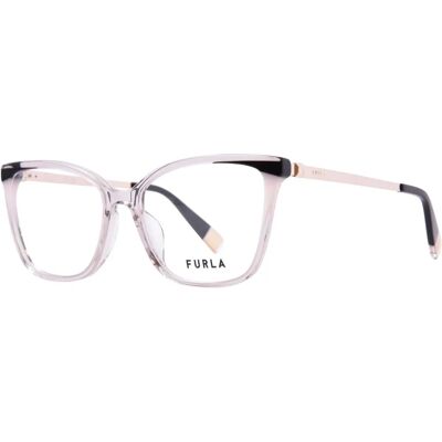 Furla VFU723V Occhiali quadrati in acetato Beige - Occhiali Furla VFU723V Occhiali quadrati in acetato Beige - Occhiali