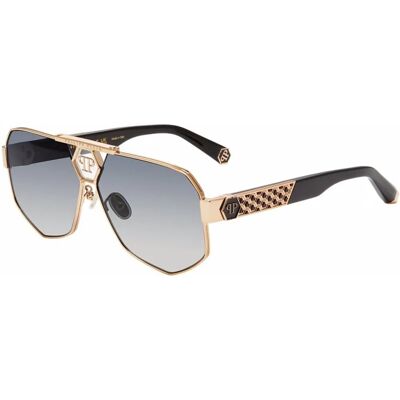 Philipp Plein Gold Sunglasses - Geometric Style - UV Protection Philipp Plein Gold Sunglasses - Geometric Style - UV Protection