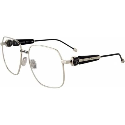 Philipp Plein VPP126S 0583 Black Metal Eyewear Frames - Eyewear Frames Philipp Plein VPP126S 0583 Black Metal Eyewear Frames - Eyewear Frames