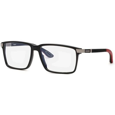 Chopard VCH358V 0700 Black Unisex Square Eyewear Frames - Eyewear Frames Chopard VCH358V 0700 Black Unisex Square Eyewear Frames - Eyewear Frames