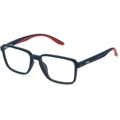 Montura de gafas rectangular azul Fila VFI710 06QS Montura de gafas rectangular azul Fila VFI710 06QS