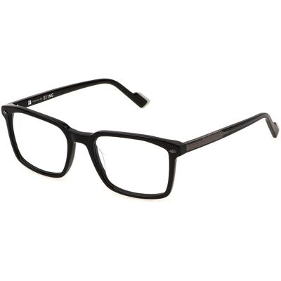 Sting VST511 700Q Schwarze Acetat Brillenrahmen - Brillenrahmen Sting VST511 700Q Schwarze Acetat Brillenrahmen - Brillenrahmen