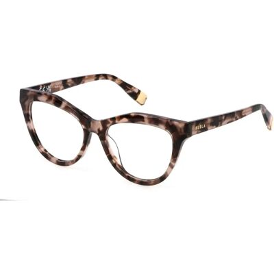 Furla VFU766 0XAP Brown - Eyewear Frames Furla VFU766 0XAP Brown - Eyewear Frames