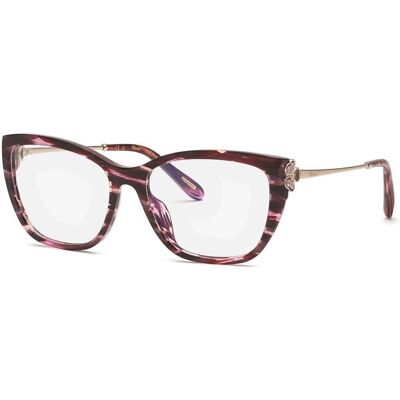 Chopard Bordeaux Striato Lucido Eyewear Frames - Woman Chopard Bordeaux Striato Lucido Eyewear Frames - Woman