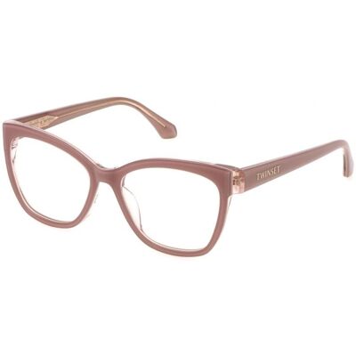 Twinset VTW050 - Lichtroze Acetaat Bril Twinset VTW050 - Lichtroze Acetaat Bril