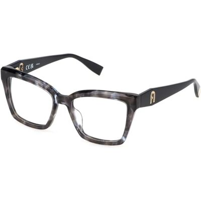 Furla VFU823 96NY Grey Glossy Butterfly Womens Eyewear Frames Furla VFU823 96NY Grey Glossy Butterfly Womens Eyewear Frames