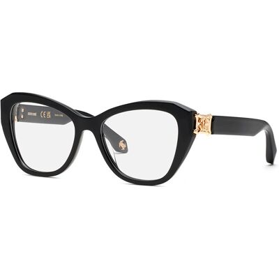 Roberto Cavalli VRC099 700 Schwarze Geometrische Brille - Brillen Roberto Cavalli VRC099 700 Schwarze Geometrische Brille - Brillen