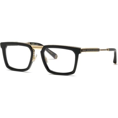 Philipp Plein VPP158M Black Square Eyeglasses - Eyeglasses Philipp Plein VPP158M Black Square Eyeglasses - Eyeglasses