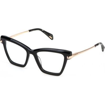 Police VPLP50 0700 Schwarze Quadratische Acetat Brillenfassung - Eyewear Frames Police VPLP50 0700 Schwarze Quadratische Acetat Brillenfassung - Eyewear Frames