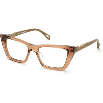 Zadig & Voltaire VZV426 0805 Hellbraun Transparent Brillenfassung - Brillenfassung Zadig & Voltaire VZV426 0805 Hellbraun Transparent Brillenfassung - Brillenfassung
