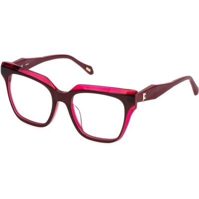 Just Cavalli VJC121 Lampone+Rosa Transparent Lucido - Brillenfassung Just Cavalli VJC121 Lampone+Rosa Transparent Lucido - Brillenfassung