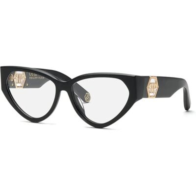 Philipp Plein VPP163 Black Cat Eye Eyewear Frames Philipp Plein VPP163 Black Cat Eye Eyewear Frames