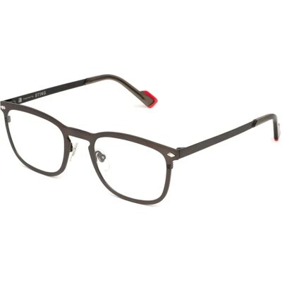 Sting VST535 0488 Brown Rectangle Eyewear Frames - Eyewear Frames Sting VST535 0488 Brown Rectangle Eyewear Frames - Eyewear Frames