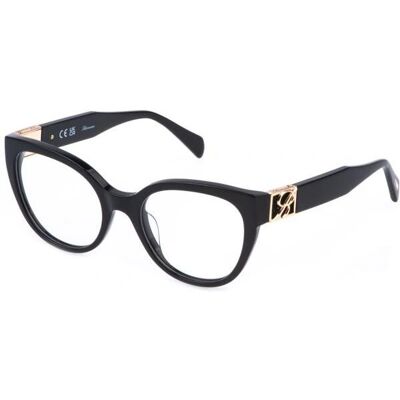 Blumarine VBM873S 700S Black Eyewear Frames - Eyewear Frames Blumarine VBM873S 700S Black Eyewear Frames - Eyewear Frames