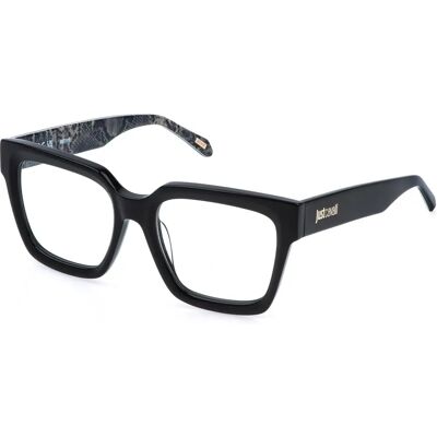 Just Cavalli VJC129 0700 Black Square Acetate Eyewear Frames - Eyewear Frames Just Cavalli VJC129 0700 Black Square Acetate Eyewear Frames - Eyewear Frames
