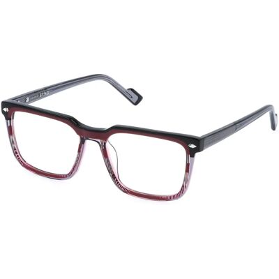 Sting VST542 04A2 Rosso Striato Lucido - Cornice per occhiali Sting VST542 04A2 Rosso Striato Lucido - Cornice per occhiali