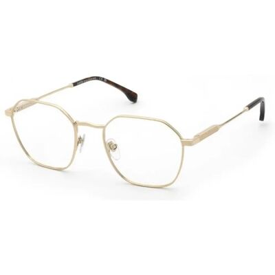 Lozza VL2431 Gallipoli Men Geometric Gold Eyeglasses - Eyeglasses Lozza VL2431 Gallipoli Men Geometric Gold Eyeglasses - Eyeglasses