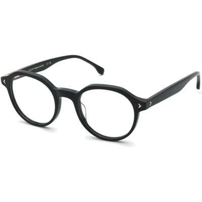 Lozza VL4385 0700 Black Acetate Eyewear Frames - Eyewear Frames Lozza VL4385 0700 Black Acetate Eyewear Frames - Eyewear Frames