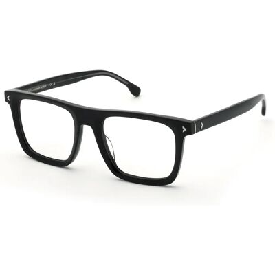 Lozza VL4391 700Y Black Rectangular Eyewear Frames - Eyewear Frames Lozza VL4391 700Y Black Rectangular Eyewear Frames - Eyewear Frames