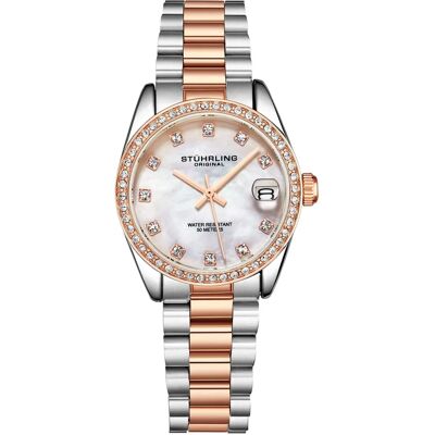 Stührling Montre femme Lineage 3936 Quartz - Argent - Publicité Stührling Montre femme Lineage 3936 Quartz - Argent - Publicité