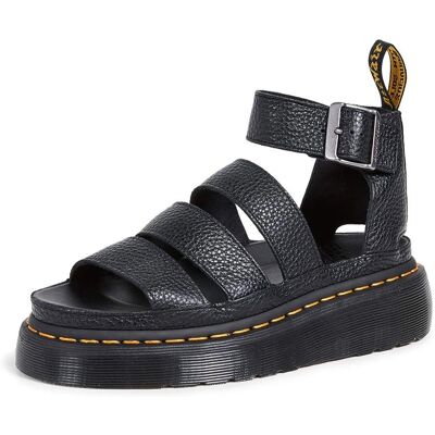 Dr. Martens Clarissa II Quad schwarze genarbte Nappa Dr. Martens Clarissa II Quad schwarze genarbte Nappa