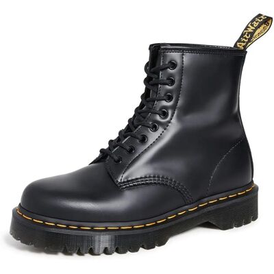 Dr. Martens 1460 Pascal Bex - quadratisch schwarzes poliertes Glattleder Dr. Martens 1460 Pascal Bex - quadratisch schwarzes poliertes Glattleder