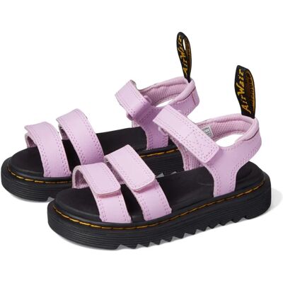 Sandali Dr. Martens Klaire Athena in Pelle Rosa per Ragazzi - Unisex Sandali Dr. Martens Klaire Athena in Pelle Rosa per Ragazzi - Unisex