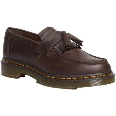 Mocasines de Cuero Marrón Oscuro Dr. Martens - Punta, Borlas, Suela Goodyear Mocasines de Cuero Marrón Oscuro Dr. Martens - Punta, Borlas, Suela Goodyear