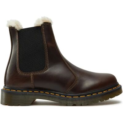 Dr. Martens Leonore - khaki închis orleans Dr. Martens Leonore - khaki închis orleans
