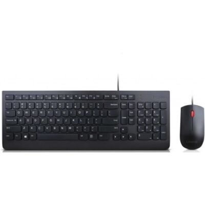 Combo con teclado y ratón Lenovo Essential - Negro Combo con teclado y ratón Lenovo Essential - Negro