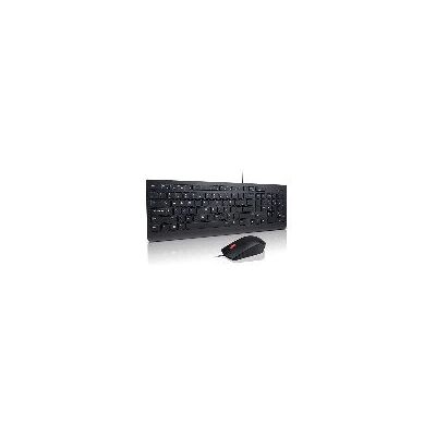 Ensemble Clavier et Souris Lenovo - USB, Noir - Publicité Ensemble Clavier et Souris Lenovo - USB, Noir - Publicité