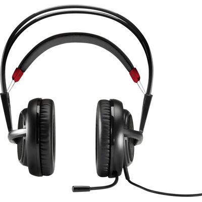 HP X7Z95AA Headsets - Bekabelde Gaming Koptelefoon Zwart, Rood HP X7Z95AA Headsets - Bekabelde Gaming Koptelefoon Zwart, Rood