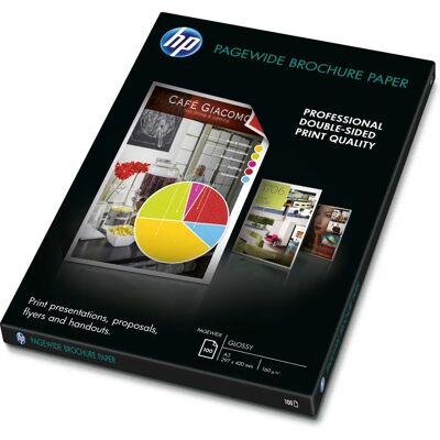 HP PageWide Broschürenpapier A3 - Glänzend - 100 Blatt HP PageWide Broschürenpapier A3 - Glänzend - 100 Blatt