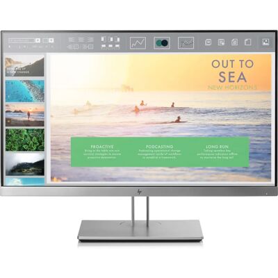 HP EliteDisplay E233 - Moniteur LED Full HD 23 pouces - Noir/Argent - Publicité HP EliteDisplay E233 - Moniteur LED Full HD 23 pouces - Noir/Argent - Publicité